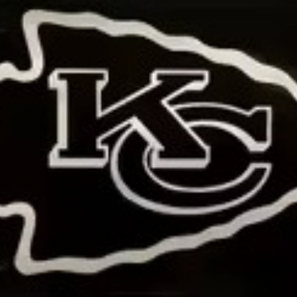 KANSAS CITY CHIEFS Aluminum LICENSE Plates